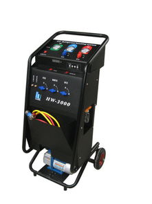 華威HW 3000冷媒加注機與HFC回收機高清圖鑒 增城市雪潤汽車空調制品廠的優質空調設備